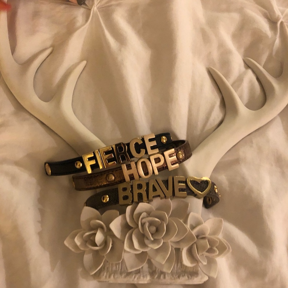 3 bcbg bracelets